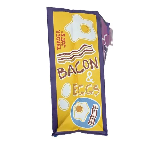 Trader Joe's Mac & Cheese Reusable Shopping Bag Tote 6 Gallon Lot of 2 - Picture 4 of 9